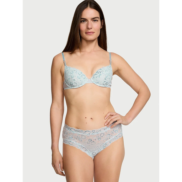 Victoria's Secret The Lacie Cheeky Panty Ballad Blue Medium NEW - Picture 5 of 6